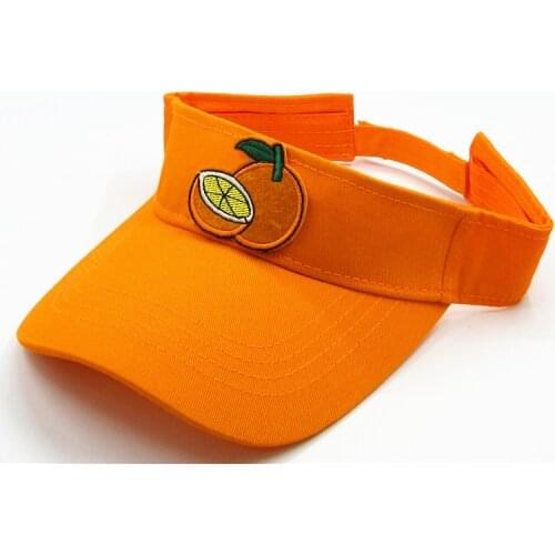 2020 new style Orange fruit embroidery Visors Baseball Cap Adjustable Snapback cap for men and women 321