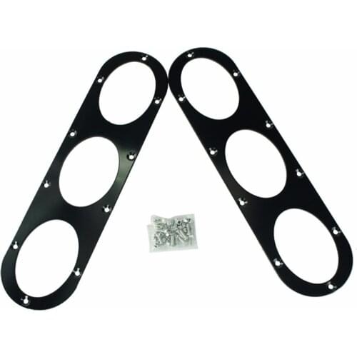 Black 2pcs Rear Bumper Diffuser For Universal Car Rear Bumper Air Diversion Diffuser Panel car accessories