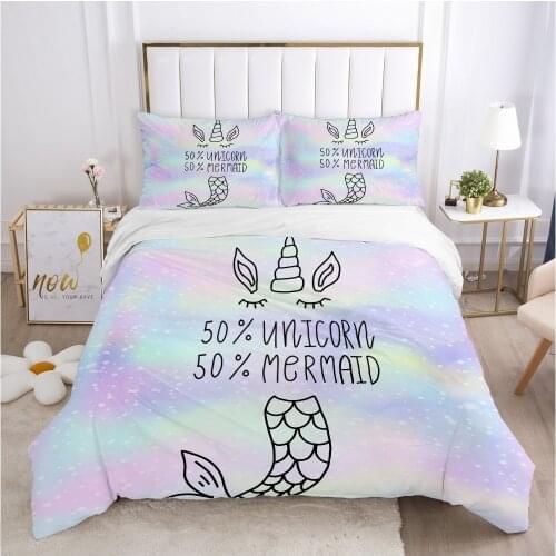 Colorful bedding set Queen King Full Double Duvet cover set pillow case Bed linens Quilt cover 240x220 140x200 Half each