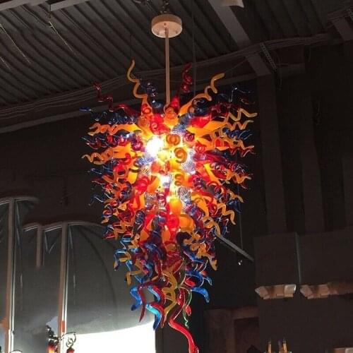 Flower Designed Turkish Style LED Crystal Chandelier Murano Glass Celling Lights