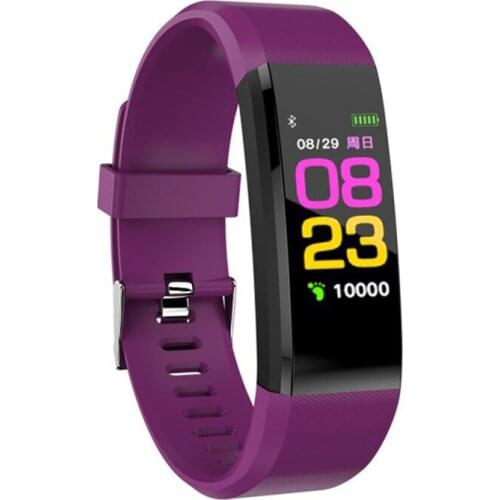 ID115 PLUS Smart Bracelet Bluetooth Wristband With Heart Rate Monitor Fitness Tracker Band Watch For IOS Android Phone