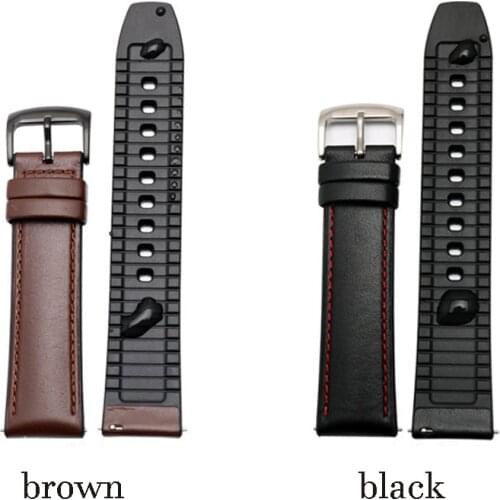 22mm Leather Watchbands For Honor Magic Watch 2 /watch dream Women Men Business/sport Watch Band Strap stainless steel Buckle