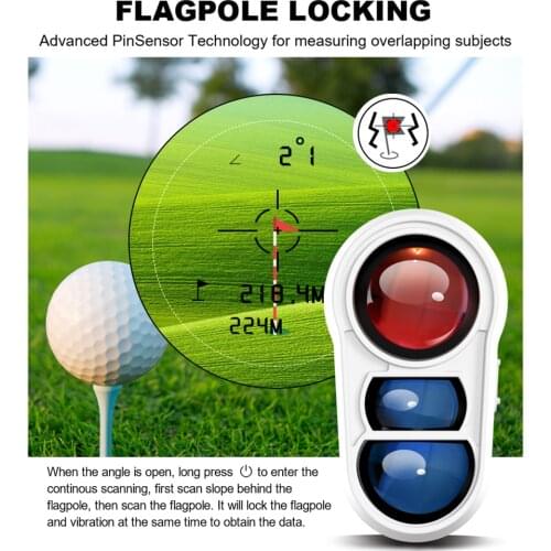 Laser Rangefinder for GOLF Hunting NKG600 NKG1000 USB Charging Waterproof Range Finder Pole Vibration Distance Speed Measurement