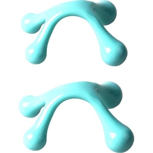 2pcs Trigger Point Massager Neck Waist Massager Muscle Stimulator HandHeld Back Neck Head Acupressure Therapy Pressure Relief