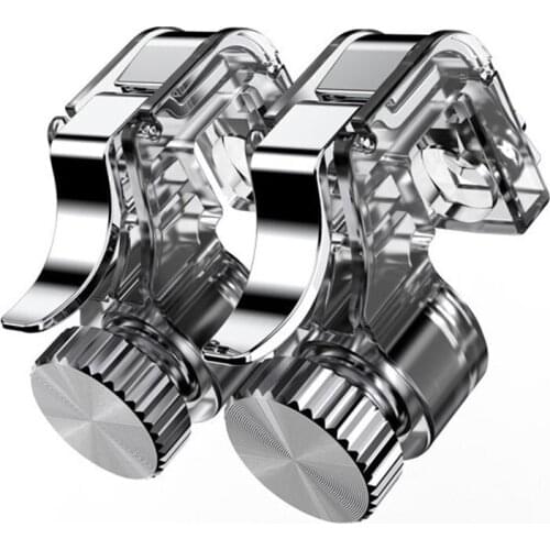 2pcs/lot R11 Metal Smart Phone Mobile Gaming Trigger For PUBG Mobile Gamepad Fire Button Aim Key L1 R1 Shooter Pubg Controller