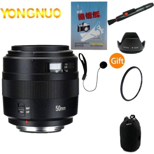 Camera-Lens Yongnuo 50mm F1.4 Canon EF Port Lens Full-frame SLR Portrait Large Aperture Autofocus Lens EOS 70D 5D2 5D3 600D