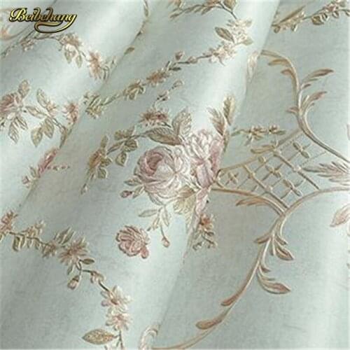 Beibehang papel de parede European - style garden wall paper romantic wedding room living room bedroom TV background wallpaper