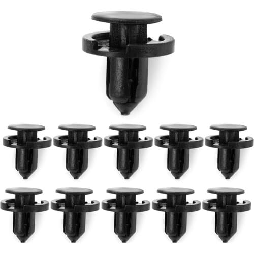 20Pcs/set 8mm 10mm Hole Plastic Retainer Bumper Rivet Trim Clip Engine Cover Panel Clip Fasteners Car Auto Clips Car Accessories