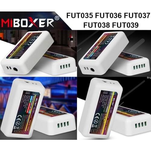Miboxer FUT035 FUT036 FUT037 FUT038 FUT039 2.4G LED Controller Dimmer For Single Color CCT RGB RGBW RGB+CCT Strip Tape Light