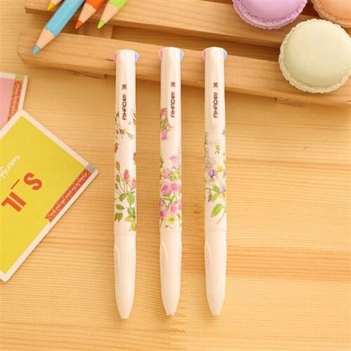 3 Colors Kawaii Stationery School Office Writing Painting Roller Ball Ballpoint Cute Funny Gel Pens Bullet Journal