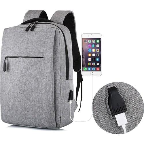 Backpack for Laptop Usb Mens Fashion Shoulder Business Bag Canvas Travel Large Man Anti-Theft Urban Notebook Sports Backpack