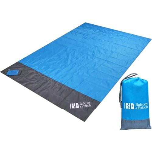 Sand Free Beach Mat 140x210cm/200cmx210cm Picnic Blanket Waterproof Camping Outdoor Picknick Tent Folding Cover Bedding Pocket