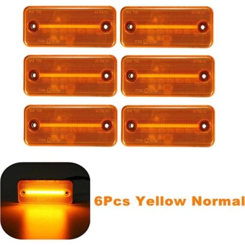 Yellow Car LED Side Marker Light Turn Signal Light for Iveco Fiat Ducato Citroen Peugeot Boxer Renault VOLVO Truck