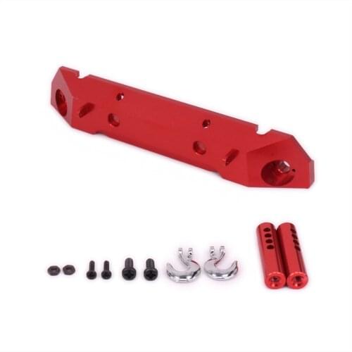 1PCS RCAWD Alloy Aluminum Front Bumper For Rc Hobby Model Car 1/10 Axial Scx10 Crawler SCX0029 Ax80125 90022 90035 Hopup Parts