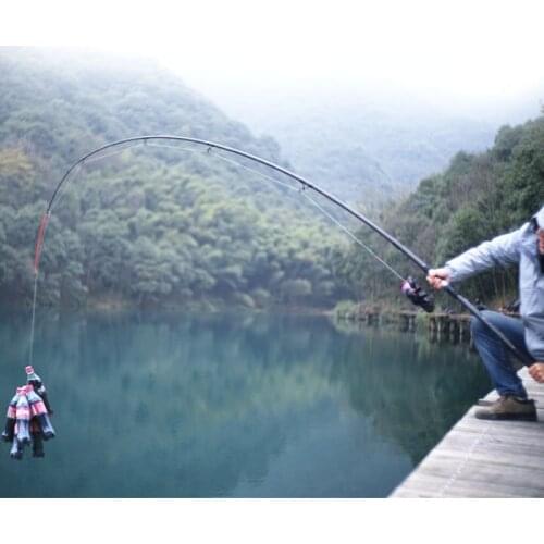 2.4-2.7-3.0-3.3-3.6-3.9-4.2-4.5-5.4m Carbon Fiber Fishing Rod Telescopic Fishing Rod Carp Rotating Rod Fishing Tackle