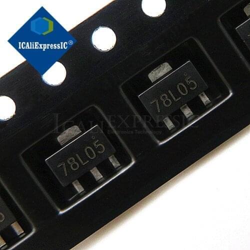 50PCS 78L05 SOT89 SOT SMD Triode New original In Stock