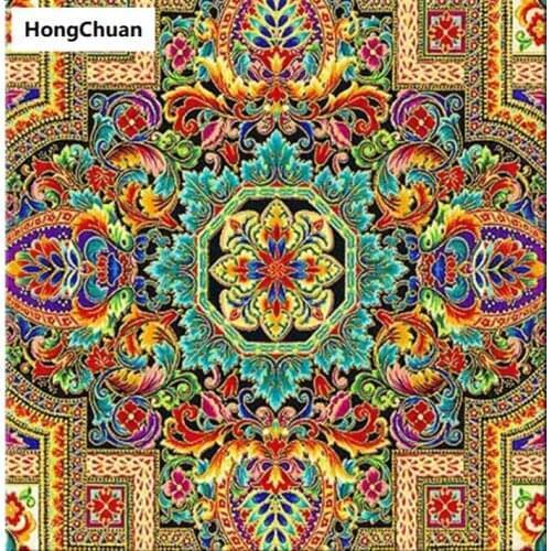 Diamond embroidery, religious mandala, 5D diamond painting full square, diamond inlay, DIY rhinestone picture, cross stitch