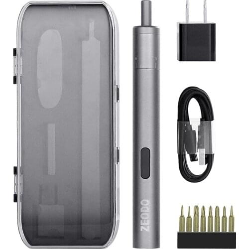 JZL Cordless Electric Screwdriver Multi-function Lithium Battery Rechargeable Mini Screwdriver Set For Mobile Phone Repair Tools