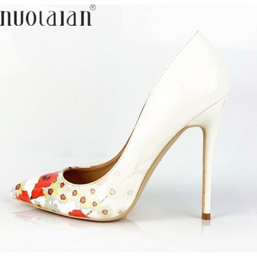 Brand Shoes Woman High Heels Women Pumps Stiletto Thin Heel Womens Shoes Pointed Toe High Heels Party Wedding Shoes size 35-42
