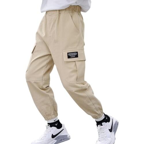 Girls Cargo Pants Letter Girl Sport Pants Children Spring Autumn Pants Kids Casual Style Clothes For Girls 6 8 10 12 14