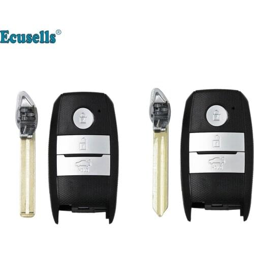 New Smart Remote key Shell Case Fob 3 Button for Kia K3 K5 Sportage Cerato Carens Soul Sorento Optima With Smart small Key