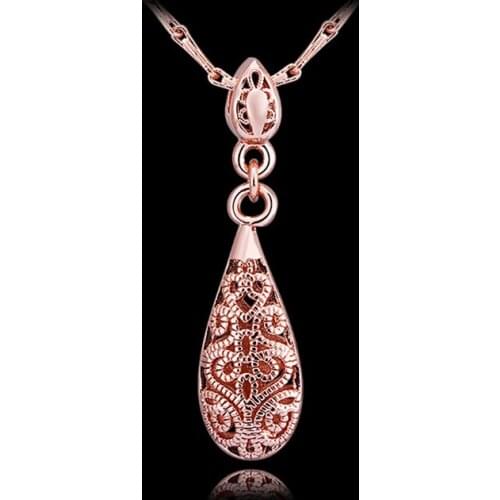 Exclusive Design Necklaces Engagement jewelry Rose gold pendant for women AP2004