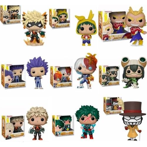 Funko My Hero Academia NEJIRE HADO 911# Deku & Katsuki & All Might & HITOSHI SHINSO Figures Collection Toys for Children Gift