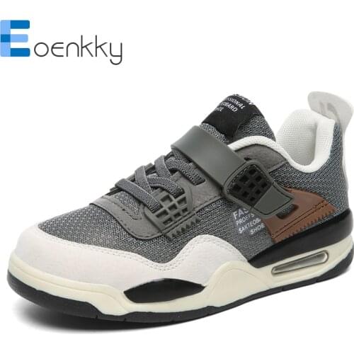 Air Cushion Brand Kids Sport Sneakers Boys Running Shoes Children Soft Non-Slip Tenis Sneakers Girls Walking Casual Shoes 2021