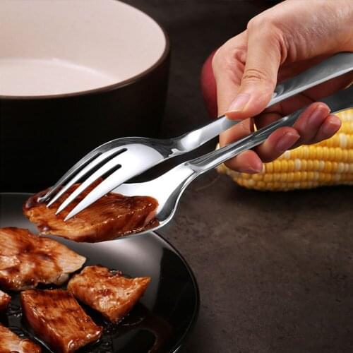 Kitchen Accessories Grill Camping Tools BBQ 304 Creative Multifunctional Stainlesssteel Food Steak Buffet Clip Barbecue Supplies