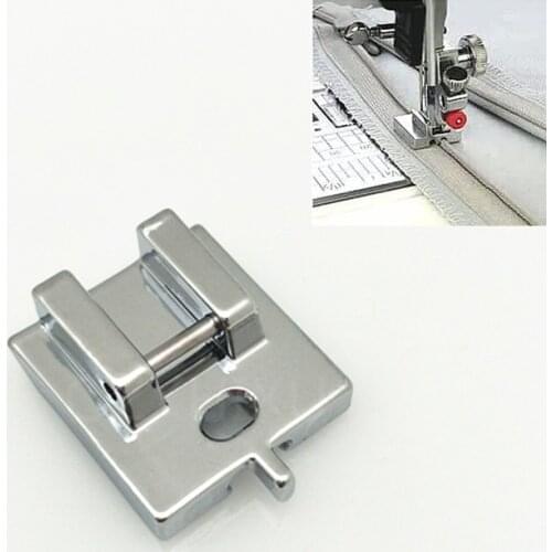 Hot Domestic Sewing Machine Parts 601ZN Invisible Concealed Zip Zipper Foot, Zipper foot With Tail Snap On 5BB5313-1