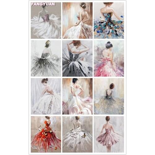 5D Diy Diamond Painting Accessories Bright Maid Dancer Full Drill Diamond Embroidery Mosaic Cross Stitch Kit Picture Home Decor