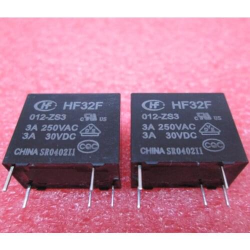 NEW relay HF32F-012-ZS3 HF32F 012-ZS3 JZC-32F-012-ZS3 JZC-32F 012-ZS3 3A 250VAC 12VDC DC12V 12V 5PIN