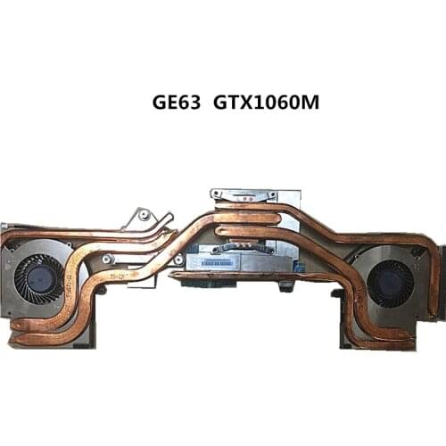 New Laptop/Notebook CPU/GPU Cooling Radiator heatsink&fan for MSI GE63 GE63VR 7RE Raider MS-16P1 GTX1060M 1060 6 Brass upgrade