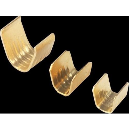 100Pcs DJ454 U-shaped Crimping Terminal Tab Cold Inserts Connectors Cold Terminal Small Teeth Fascia Terminal 0.2-10mm2