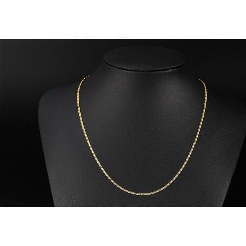 New wholesale, popular N925 sterling Silver color necklace 2MM16-24 inch simple shape pendant fashion necklace