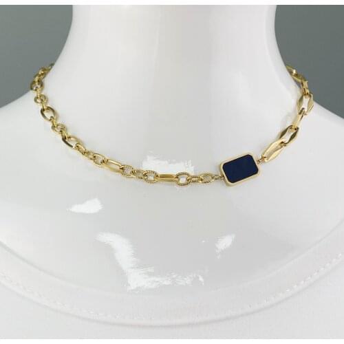 Necklace Jewelry Stainless Steel New Goddess Luxury Golden Color Luxe Fashion For Women Hot Sell Love