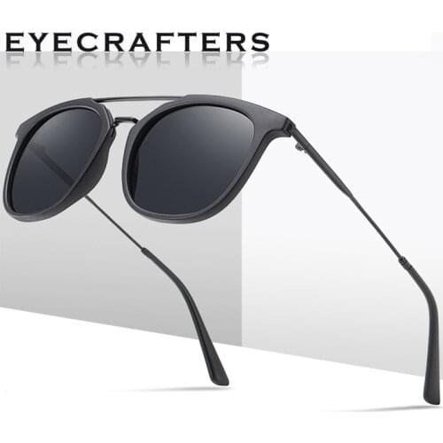 2020 New Fashion TR90 Lightweight Driving Polarized Glasses Square Men Women Vintage Retro Sunglasses Male Gafas Oculos De Sol