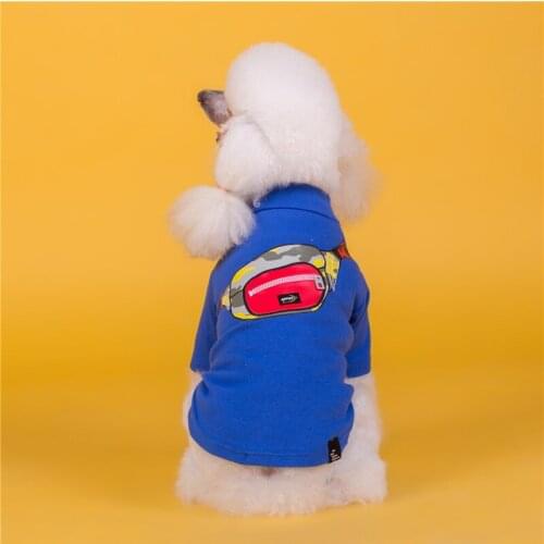 Dog Sweatshirt Coat Winter Warm Pet Clothes for Chihuahua Print Design Top Quality Teddy Bulldog Costume Coat