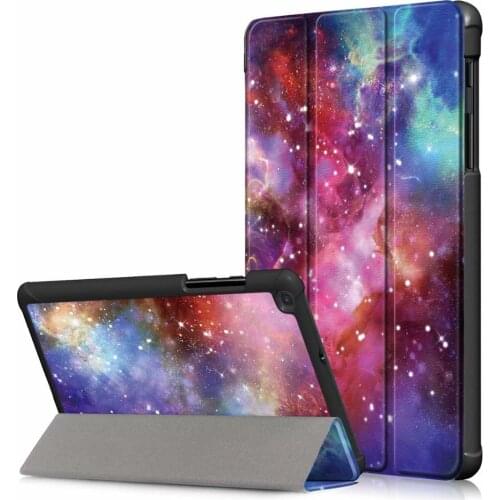 3-Folded Slim Leather PU Smart Case For Samsung Galaxy Tab A 8.0 SM T290 T295 T297 2019 Tab a 8 Protective Skin PU Leather Case