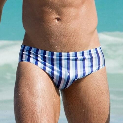 Waterproof Swimwear Men Brief Sexy Swimsuit Swimming Trunks For Bathing Man Swimming Shorts Zwembroek Heren