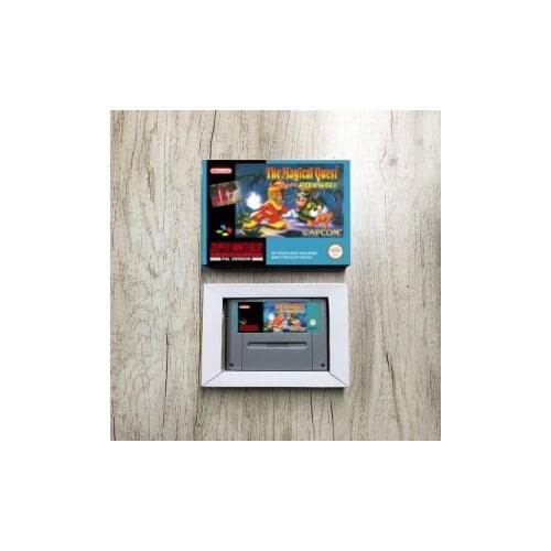 The Magical Quest Starring Mickeyed Moused- EUR Version Action Game Card With Retail Box