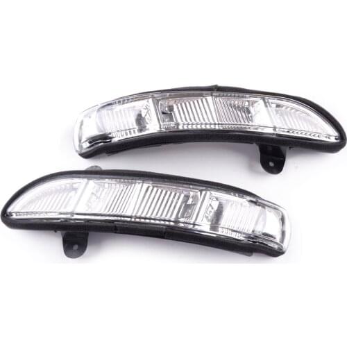1 Pair Front Side Door Wing Rearview Mirror LED Turn Signal Light Lamp Fit for Benz CL W216 CLS W219 S W221 E Class W211