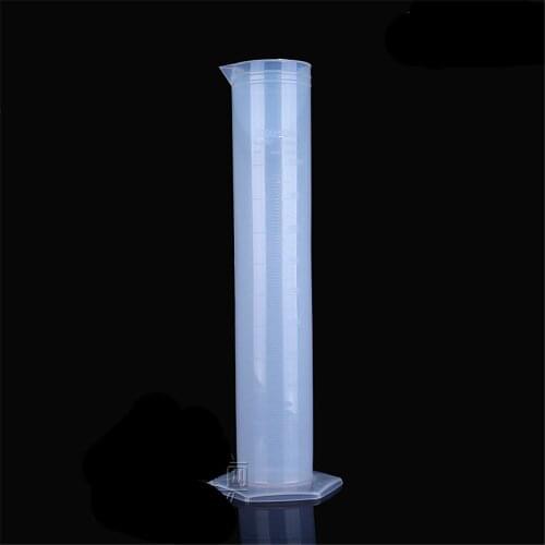 500ml Plastic Measuring Cylinder Laboratory Test Graduated Liquid Trial Tube Tool Jar
