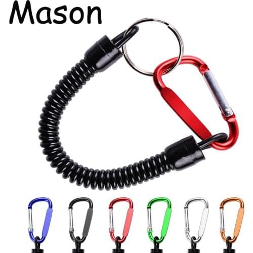 6 Colours Fishing Lanyards Boating Multicolor Ropes Kayak Secure Pliers Lip Grips Tackle Fish Tools Fishing Accessory 6 Colours