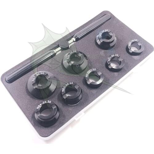 BD 5537 Watch Back Opener Set 8 pcs Assort Size Watch Back Case Opener Dies Set Watch Tool for Rlx Watch Repair