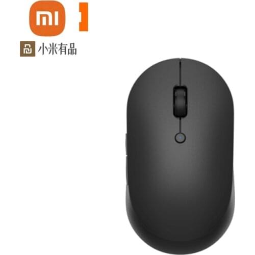 Youpin new Wireless bluetooth dual-mode mouse mute button notebook game optoelectronic unisex compact and portable