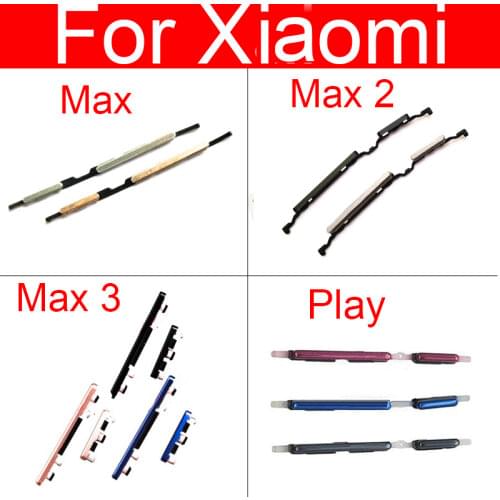 Volume & Power On Off Button Flex Cable For Xiaomi Mi Max 2 3 Volume Control Power Side Button Replacement Repair Parts