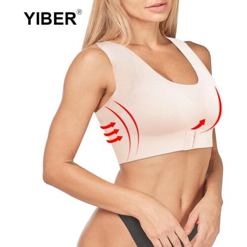 Push Up Bras Women Bras Posture Corrector Shockproof Sports Support Fitness Vest Sport Bras Cross Back Corset ultra bralette