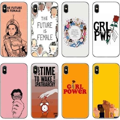 Feminist girl power Feminism Transparent Phone Case For Huawei P30 P20 Pro P10 P9 P8 Lite Y5 Y6 Y7 Y9 P Smart Plus 2018 2019