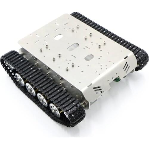 Damping crawler tank chassis DIY Kit intelligent car Arduino robot remote platform DIY robot parts educational pole toys